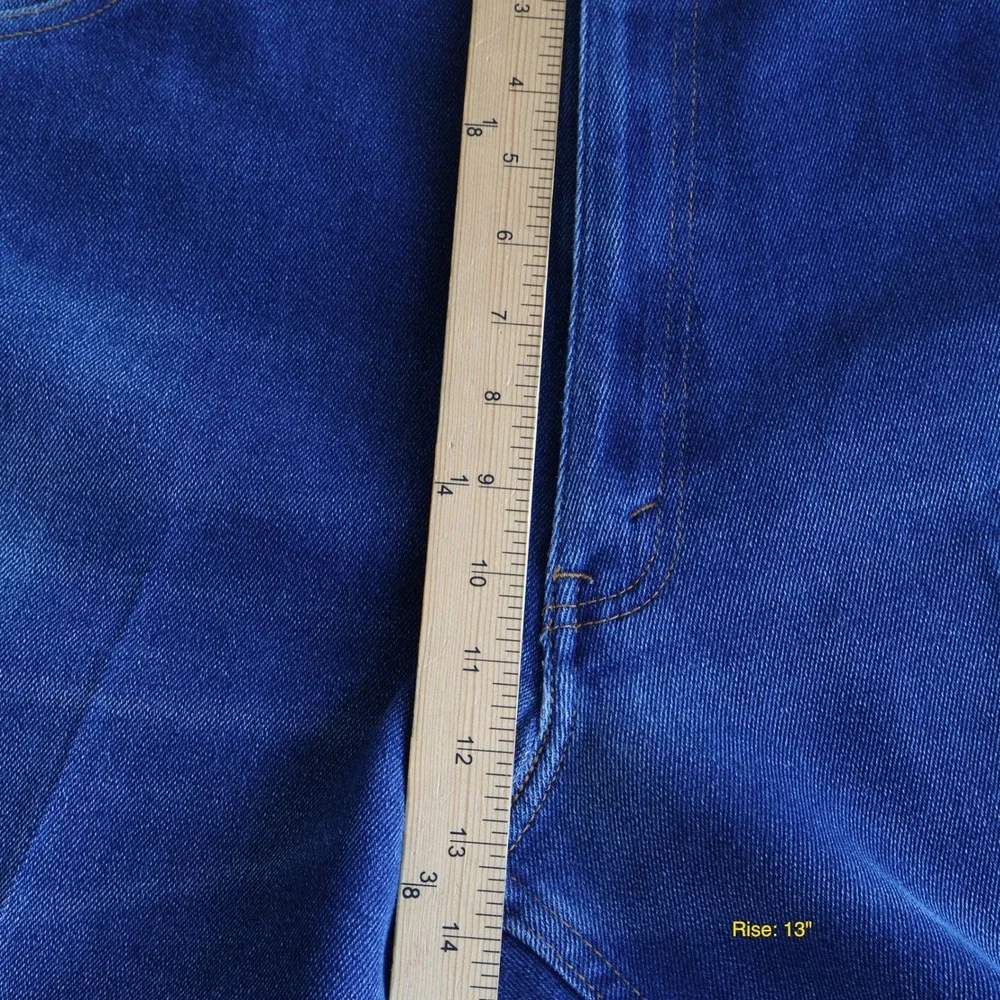 Vintage Levis Brown Tag Jeans Men 42x30 (fits 40x 29) Blue Denim Straight Leg 90